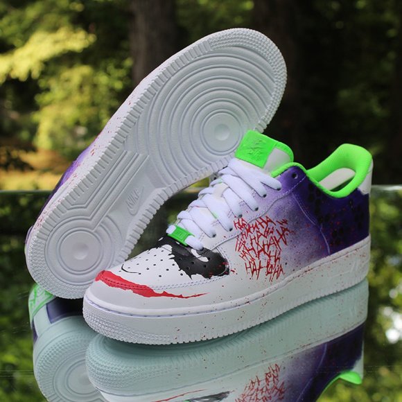 Nike Air Force 1 Low Joker Custom Men’s Size 8.5 - Picture 8 of 16